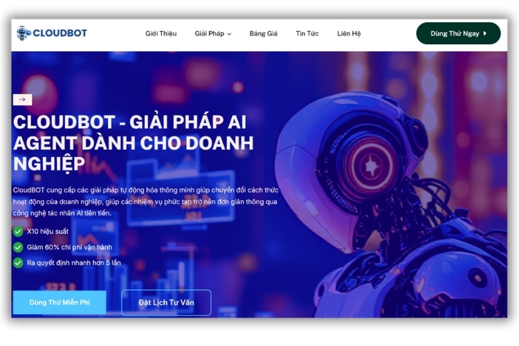 CloudBOT tảng AI Agent và tự động hóa