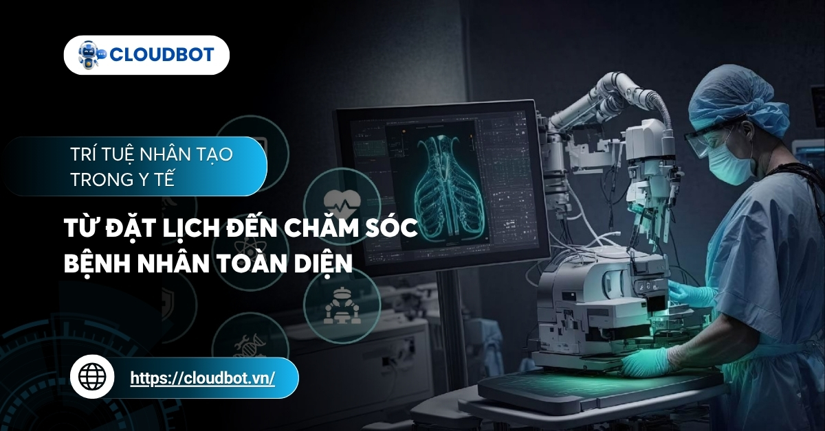 Trí tuệ nhân tạo trong y tế: Từ đặt lịch đến chăm sóc bệnh nhân toàn diện