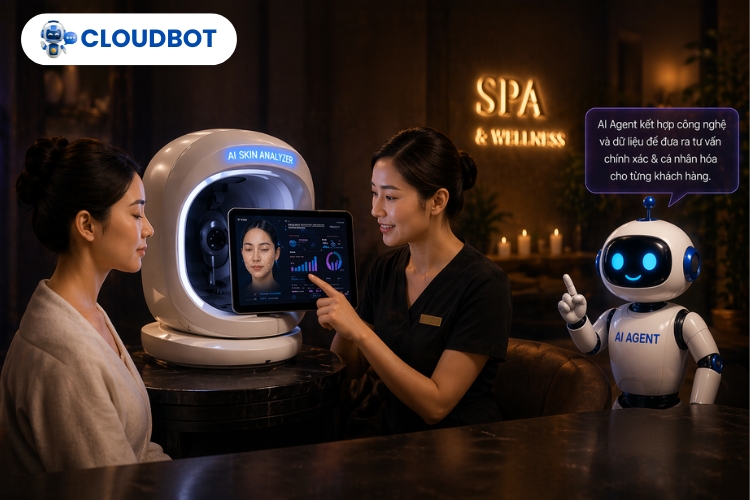 Điểm chạm 3: AI Agent phân tích da và tư vấn liệu trình cá nhân hóa 