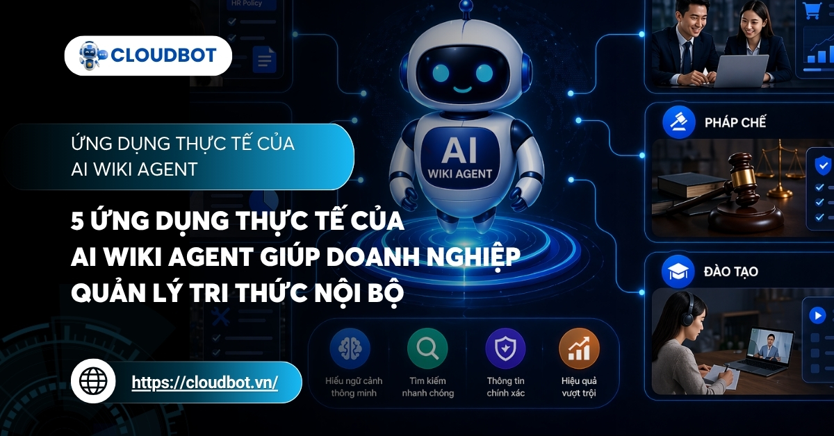 5 Ứng dụng thực tế của AI Wiki Agent giúp doanh nghiệp quản lý tri thức nội bộ hiệu quả